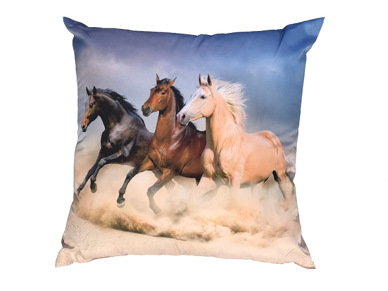 Dadka Fotopolštářek Koně na poušti Varianta: Fotopolštářek Koně na poušti 40x40 cm