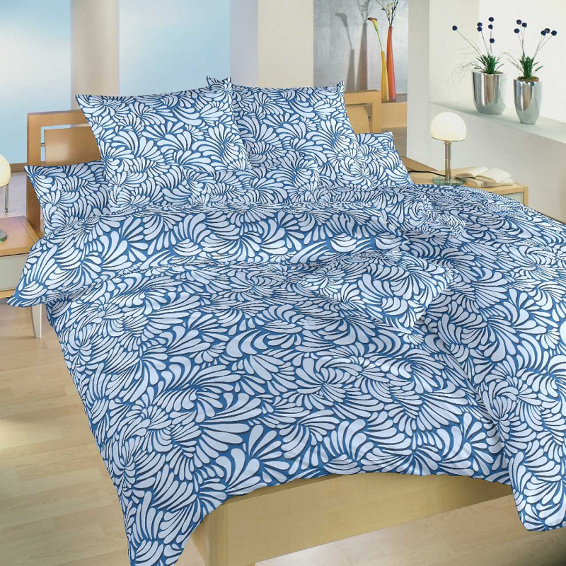 Dadka Povlečení bavlna Iluze 2 světle modrá Varianta: Povlečení bavlna Iluze 2 světle modrá 140x200, 70x90 cm