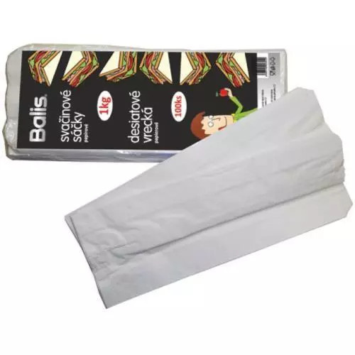 Sapler svačinové sáčky 1kg x100ks papírové k10