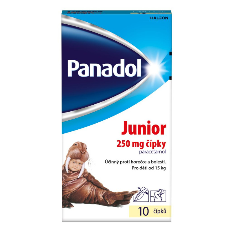 PANADOL JUNIOR 250MG čípek 10