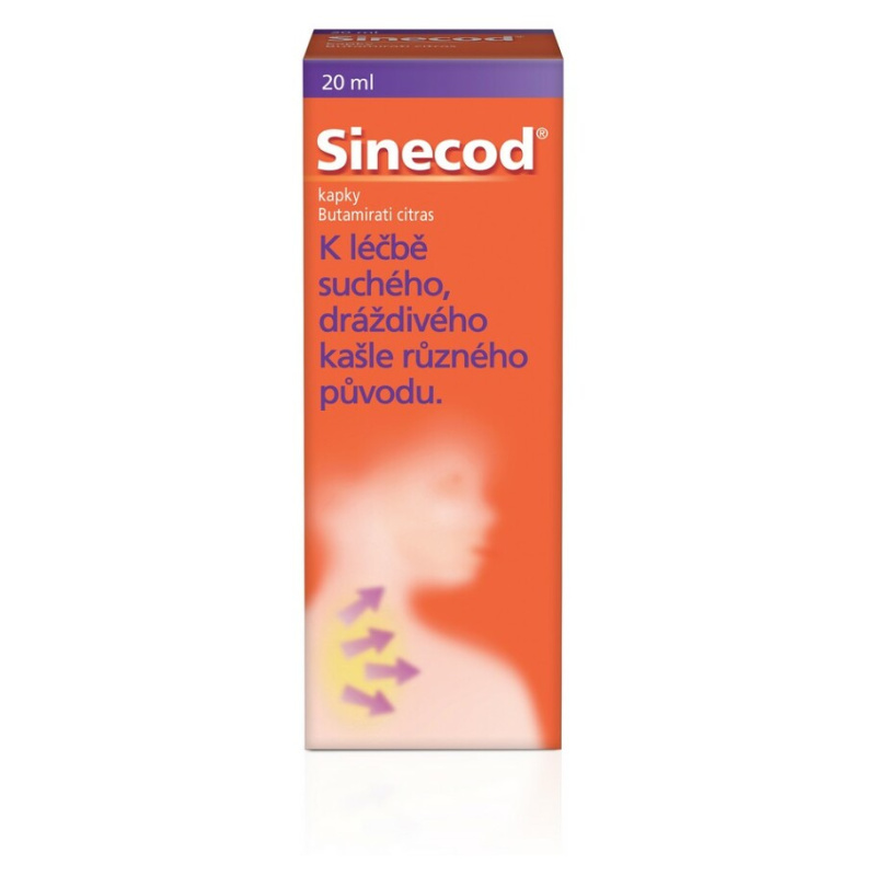 SINECOD 5MG/ML Perorální kapky, roztok 1X20ML