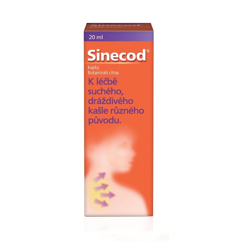SINECOD 5MG/ML Perorální kapky, roztok 1X20ML