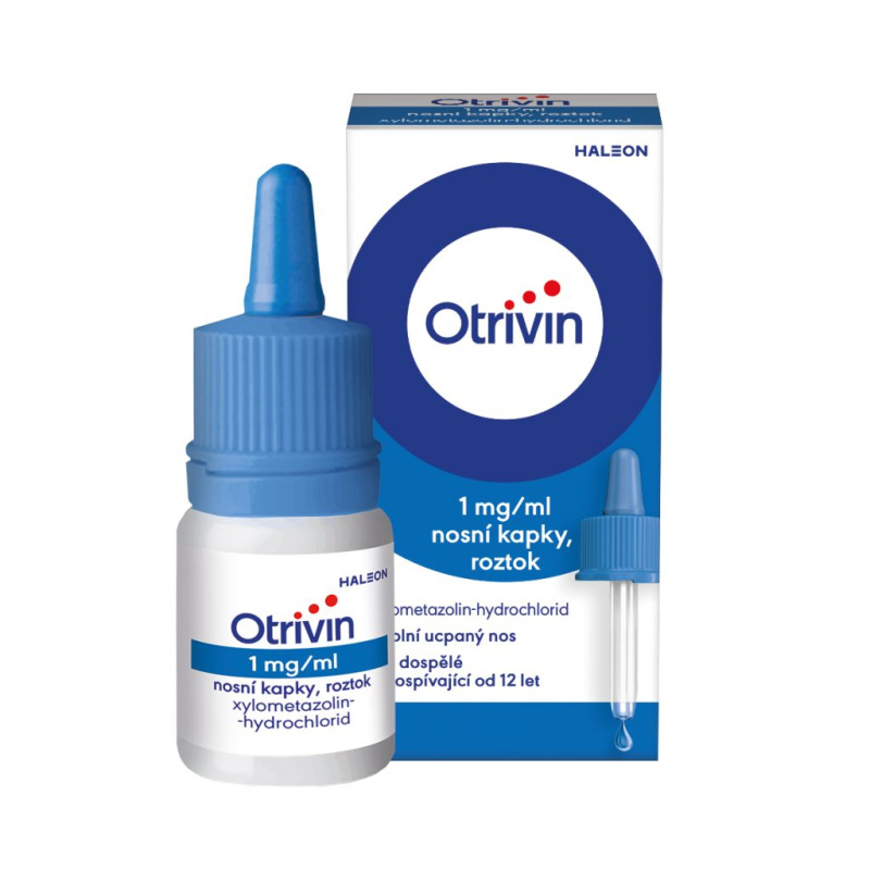 OTRIVIN 1MG/ML Nosní kapky, roztok 1X10ML