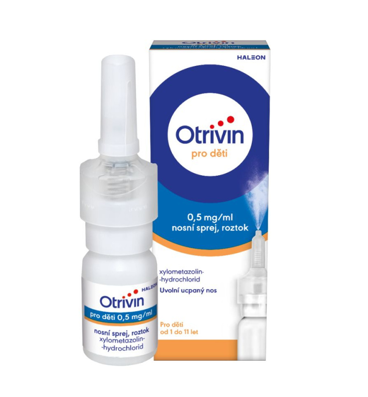 OTRIVIN 0,5MG/ML Nosní sprej, roztok 1X10ML