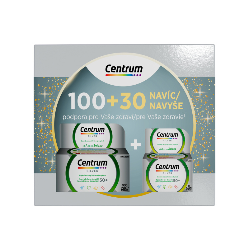 CENTRUM Multivitamín silver 50+  100 + 30 NAVÍC