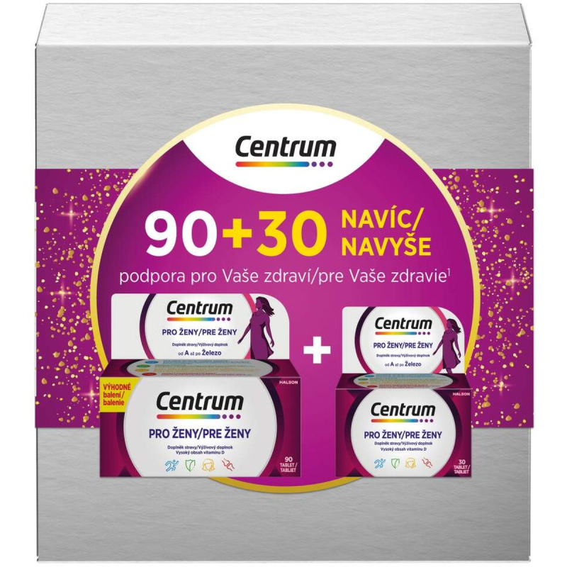 CENTRUM Multivitamín pro ženy 90 + 30 NAVÍC