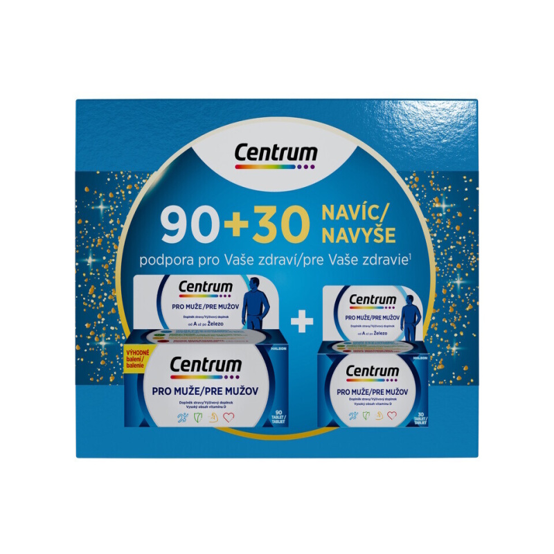 CENTRUM Multivitamín pro muže 90 + 30 NAVÍC
