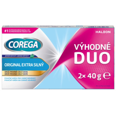 Corega Fixačný krém 2x40g Extra silný