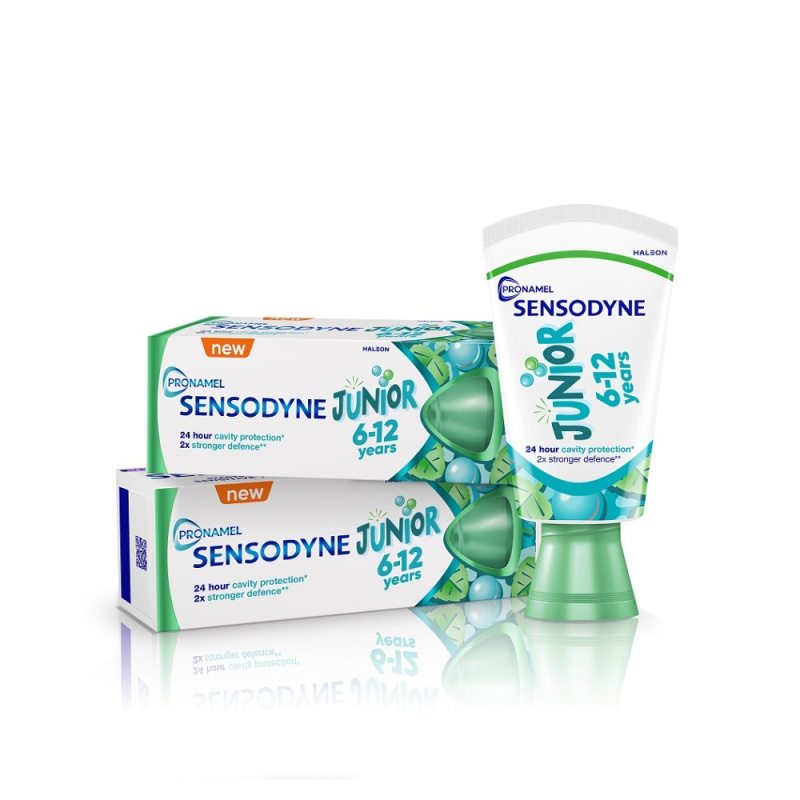 SENSODYNE Junior zubní pasta pro děti 6-12 let 2 x 50 ml