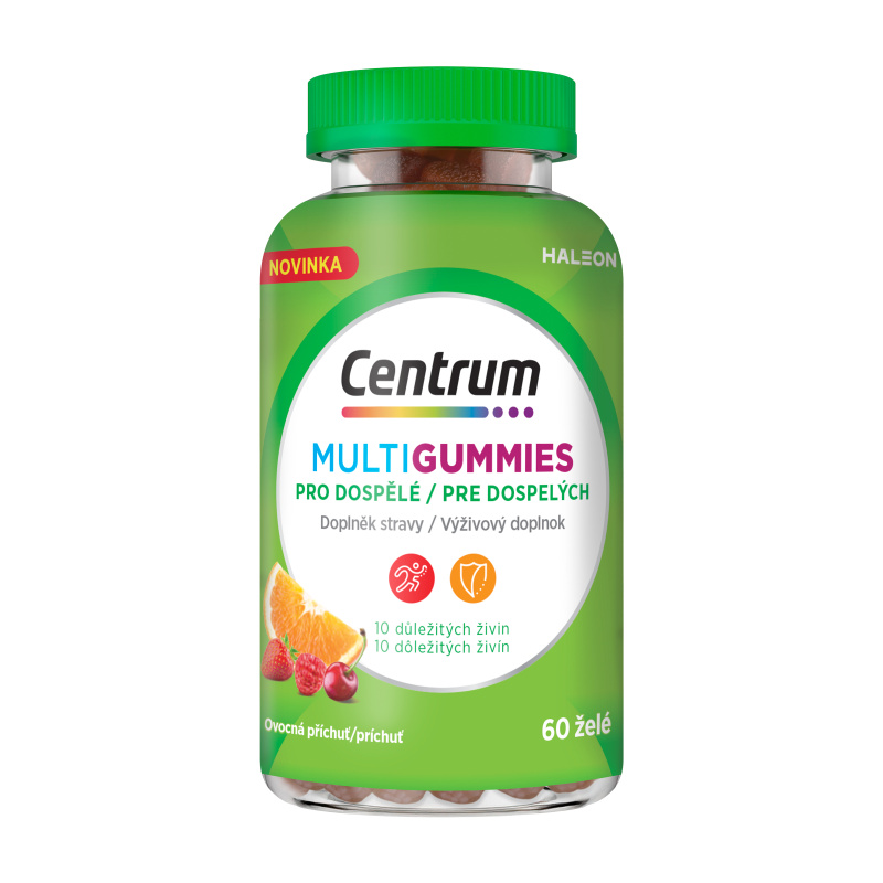 CENTRUM MultiGummies pro dospělé želé 60 kusů