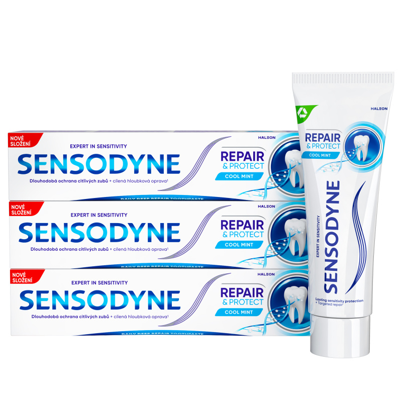 SENSODYNE zubní pasta Repair & Protect 3 x 75 ml