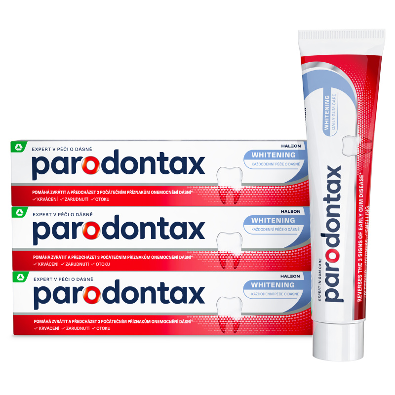 PARODONTAX Whitening Zubní pasta 3 x 75 ml