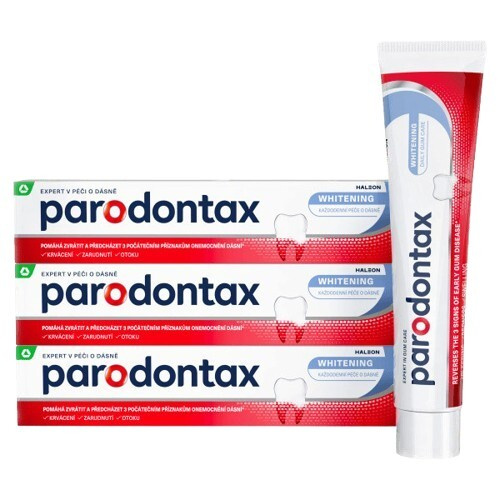 PARODONTAX Whitening Zubní pasta 3 x 75 ml