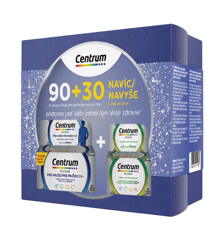 Centrum Silver muži 50+ tbl.90+Silver 50+ tbl.30
