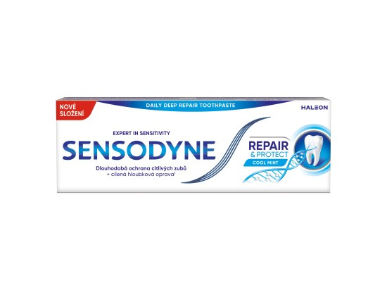 Sensodyne Repair & Protect Cool Mint Zubní pasta s fluoridem 15 ml