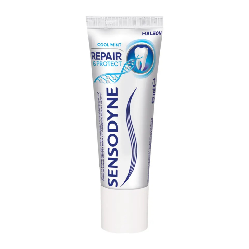 Sensodyne Repair & Protect Cool Mint Zubní pasta s fluoridem 15 ml