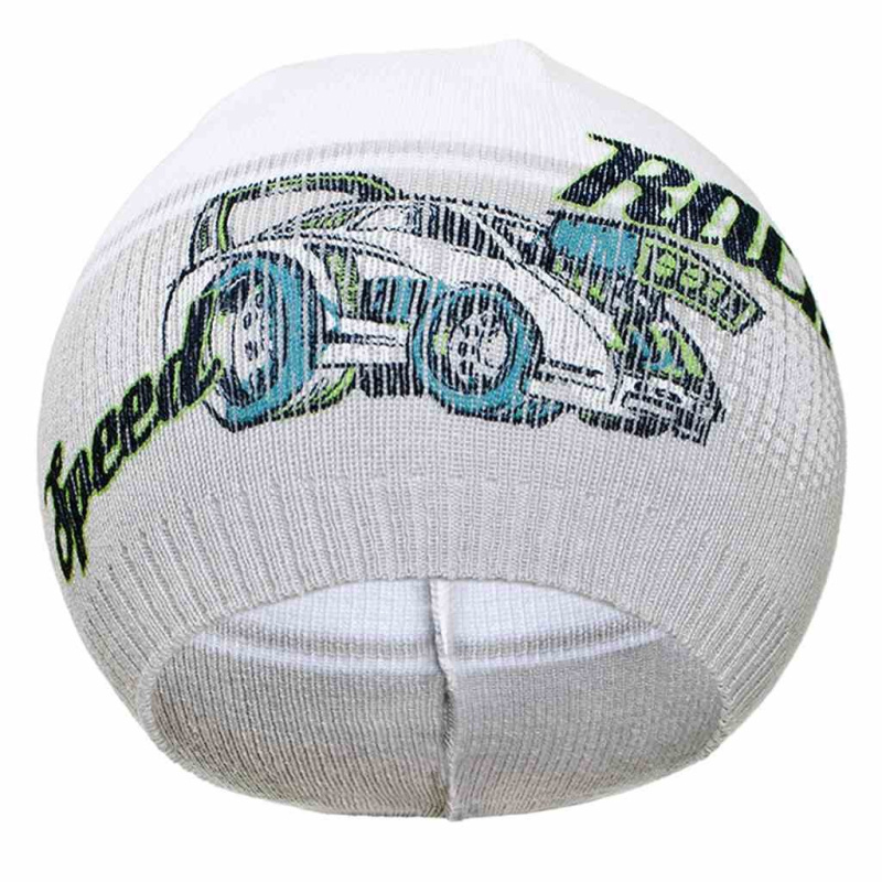 Podzimní dětská čepice NEW BABY Racing tmavě modrá