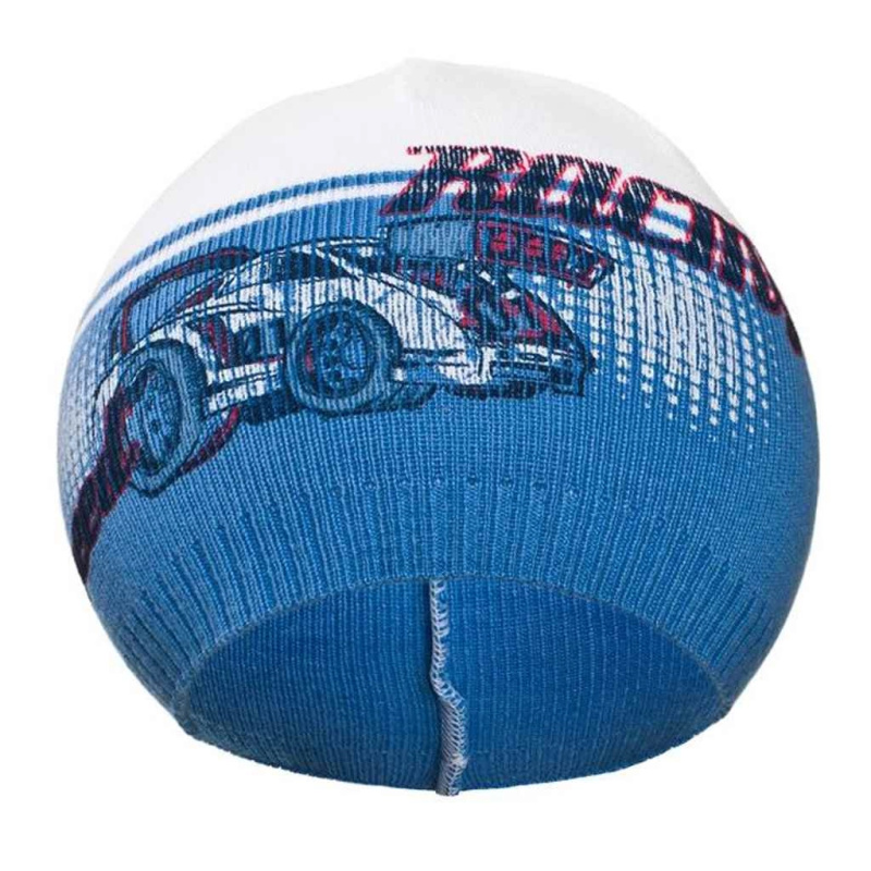Podzimní dětská čepice NEW BABY Racing tmavě modrá