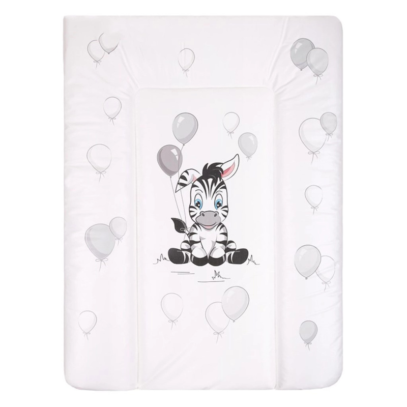 New Baby-Přebalovací podložka měkká New Baby Zebra bílá 70x50