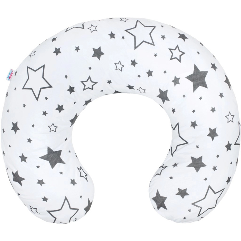 Kojicí polštář New Baby Hvězdy šedé