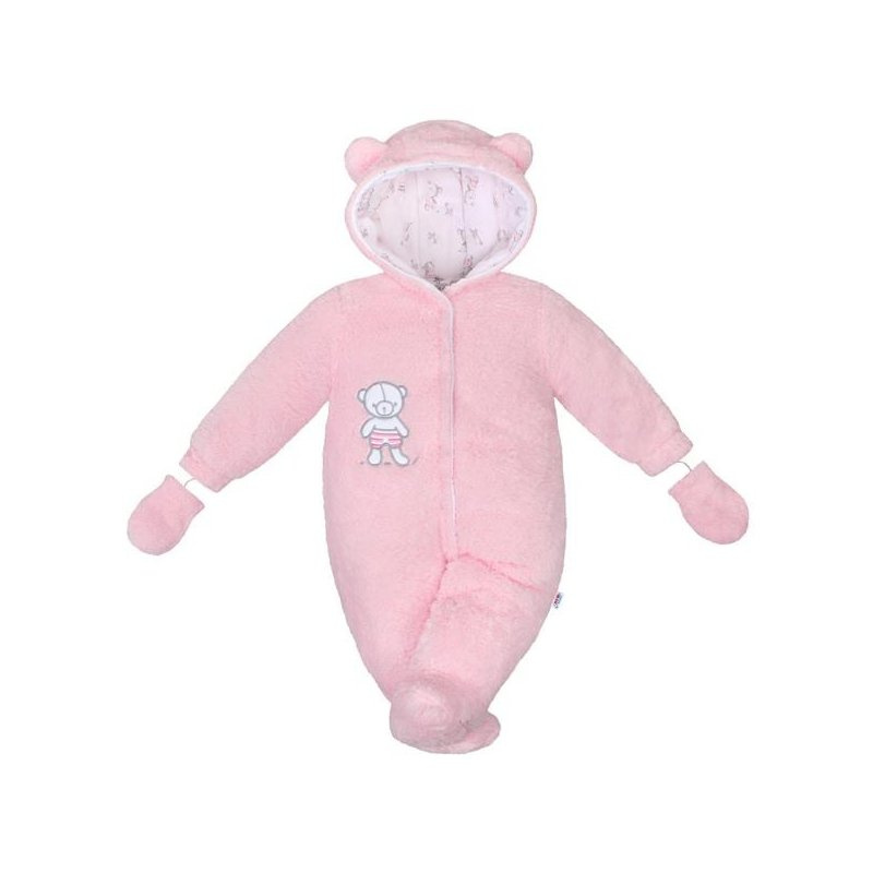 Zimní kojenecká kombinéza New Baby Nice Bear modrá