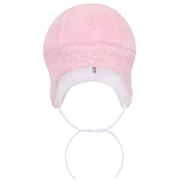 Zimní kojenecká čepička NEW BABY Nice Bear růžová