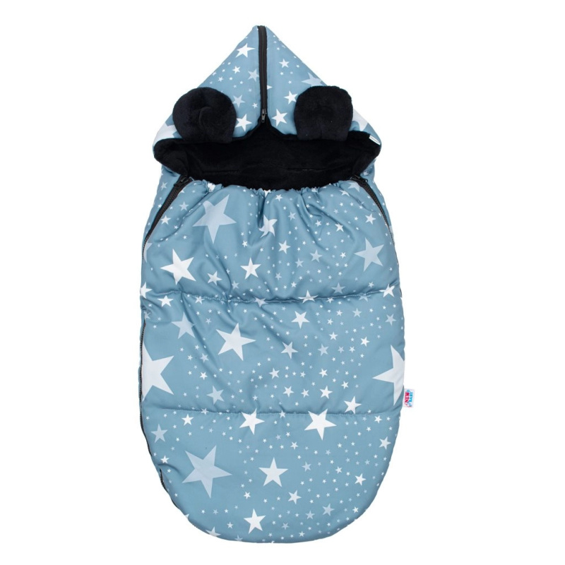 Luxusní zimní fusak New Baby Hvězdičky do kočárku a autosedačky