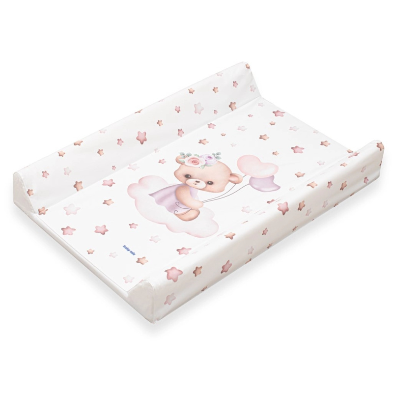 Přebalovací podložka BABY MIX Medvídek 47 × 70 cm růžová
