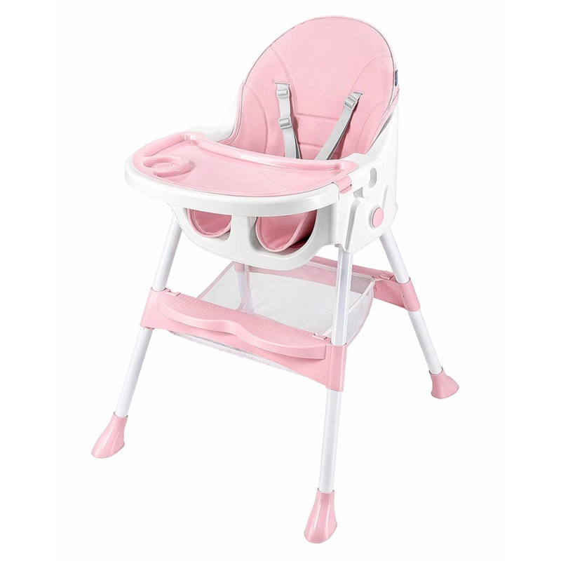 Jídelní židlička Baby Mix Nora, růžová dusty pink
