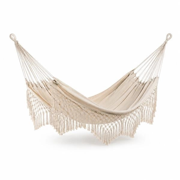 Boho závěsná houpací síť Baby Mix béžová