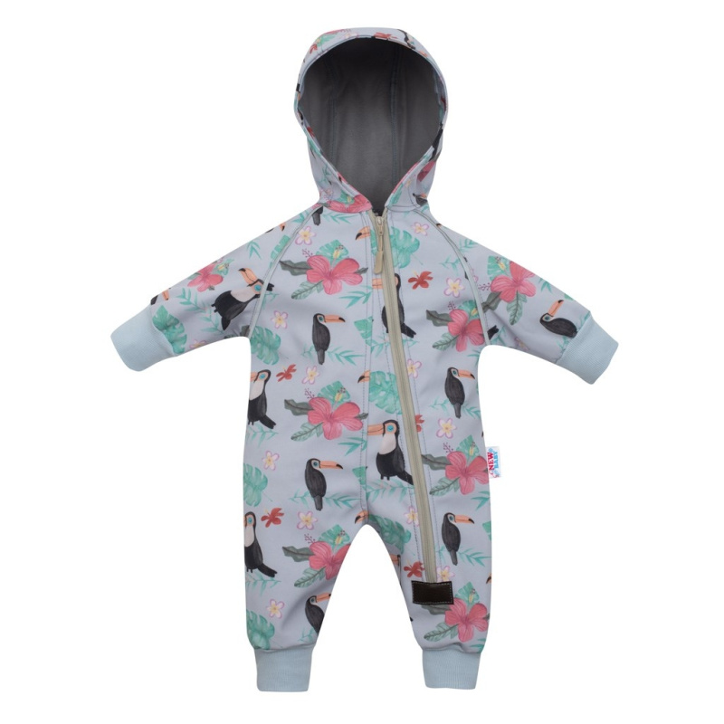 Softshellový kojenecký overal New Baby Tukan