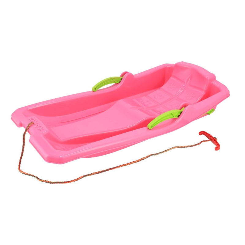 Plastové boby s brzdami Baby Mix Karol růžové