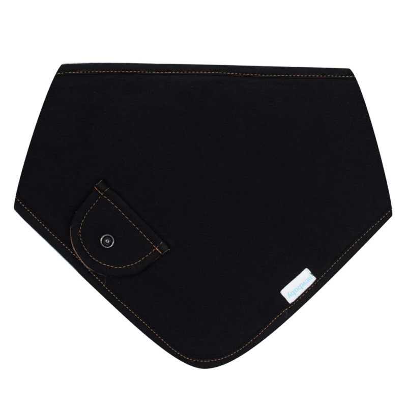 Jarní kojenecký šátek na krk New Baby Special One černý