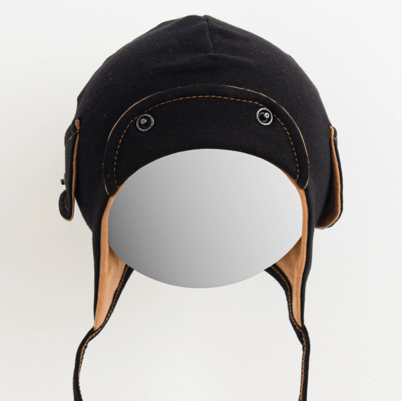 Jarní kojenecká čepička NEW BABY Special One – černá