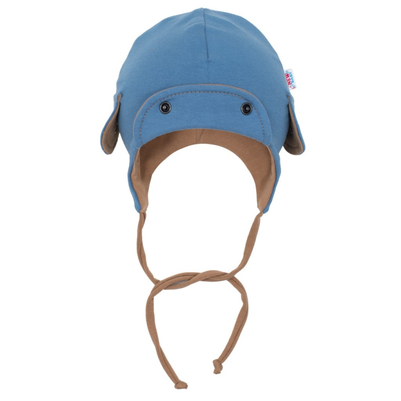 Jarní kojenecká čepička NEW BABY Special One modrá