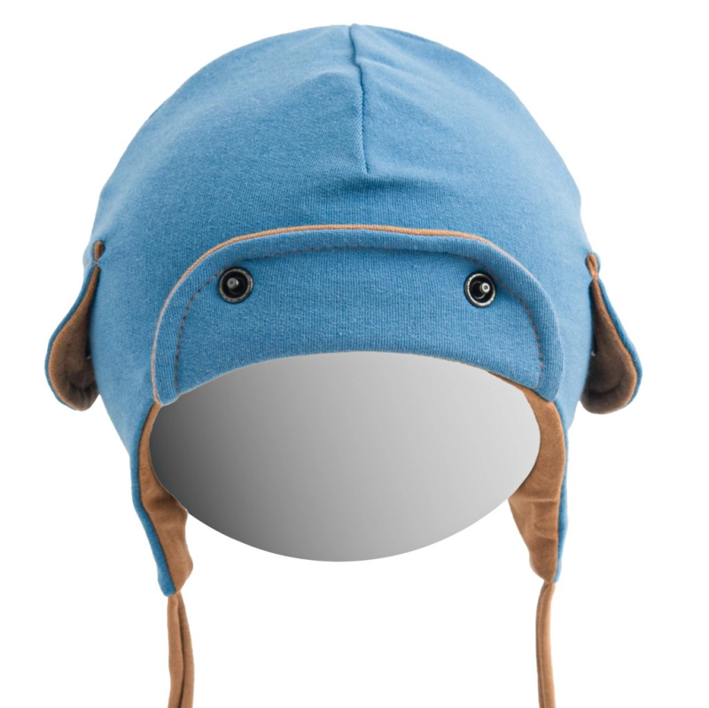 Jarní kojenecká čepička NEW BABY Special One modrá