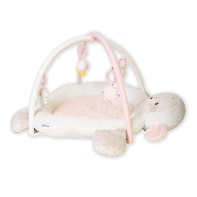 Luxusní plyšová hrací deka s hrazdičkou New Baby Ovečka