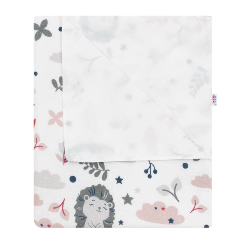 Nepromokavá flanelová podložka NEW BABY zvířátka