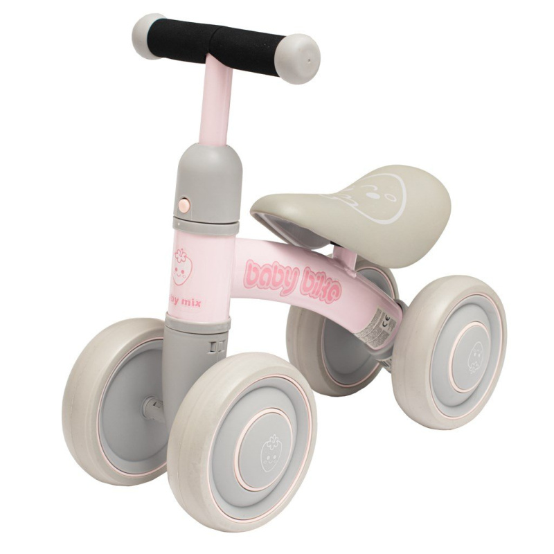 Dětské odrážedlo BABY MIX Baby Bike Fruit růžové