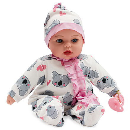 PlayTo Česky mluvící a zpívající dětská panenka Bibi 46 cm