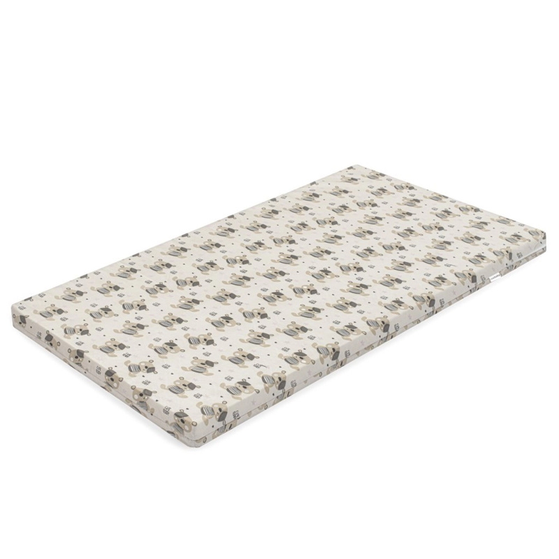 Dětská pěnová matrace NEW BABY Basic 120 × 60 × 5 cm Teddy Bear