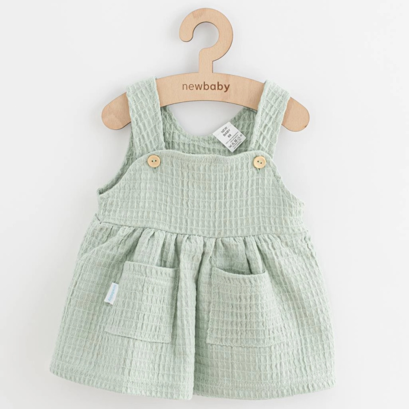 Kojenecká mušelínová laclová sukýnka šalvějová NEW BABY Comfort Clothes