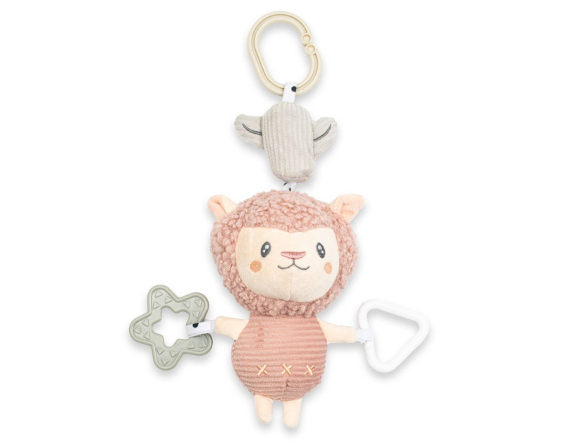 Lama plyšová zavěsná hračka New Baby 19cm