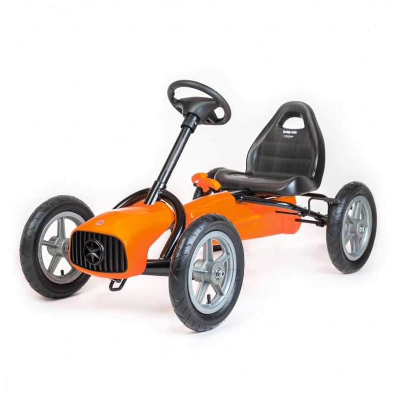 Šlapací motokára Baby Mix Buggy oranžová