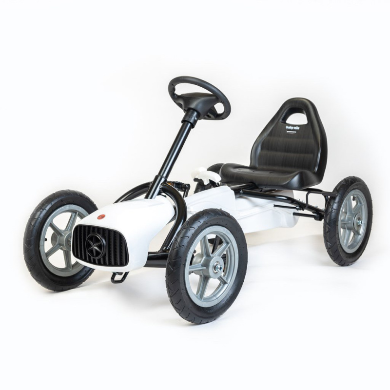 Dětská šlapací motokára BABY MIX Buggy – bílá