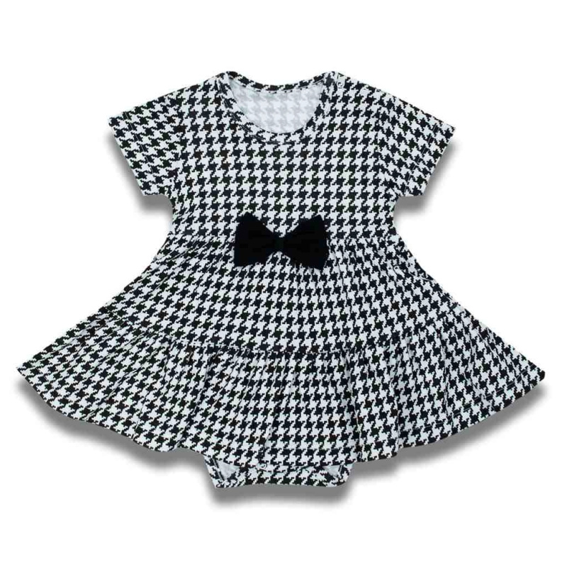 Dětské šatičky–body s krátkým rukávem Nicol Viki