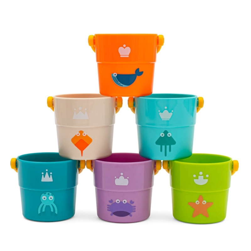Skládací kelímky pro děti BABY MIX, 6 ks