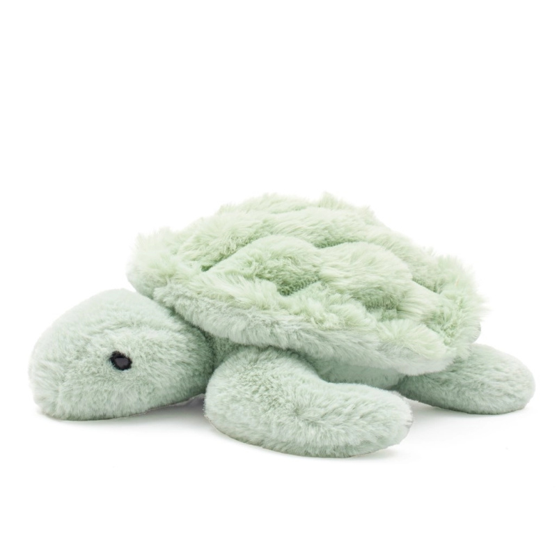 Plyšová hračka želvička Baby Mix 26cm, zelený