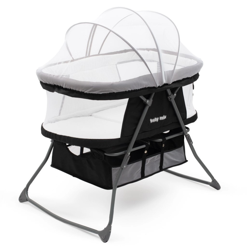 Skládací kolébka Baby Mix DreamyNest černá