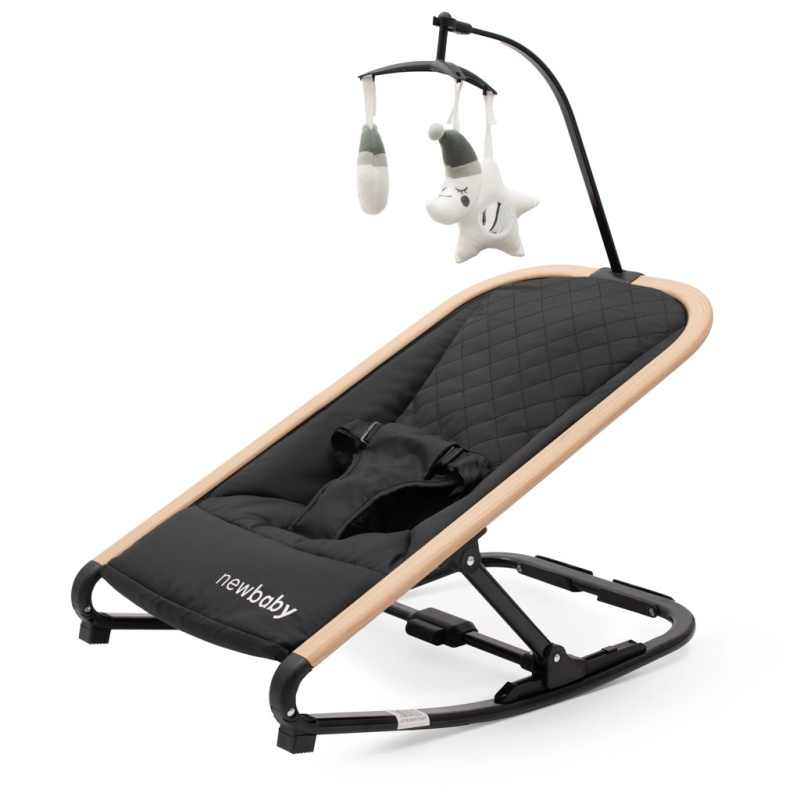 Dětské houpací lehátko New Baby Snuggle černé